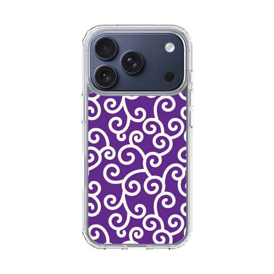 スリムプロテクションケース［ 唐草模様 - Purple ］