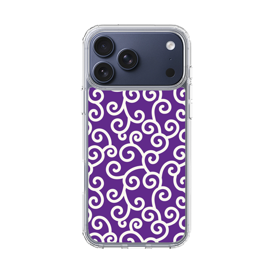 スリムプロテクションケース［ 唐草模様 - Purple ］