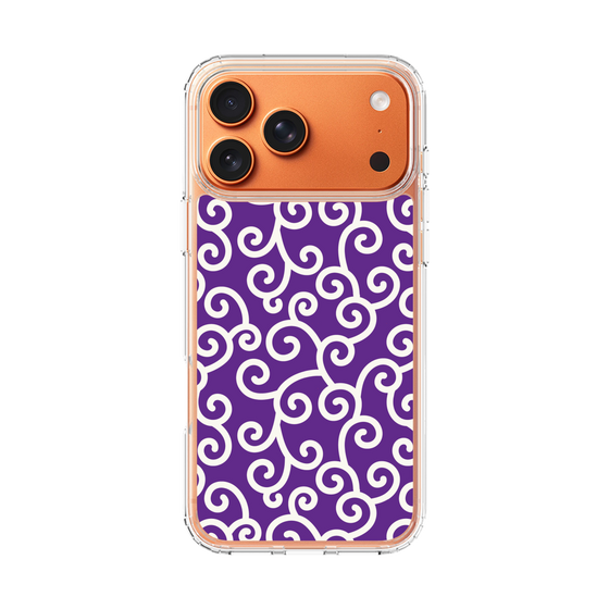 スリムプロテクションケース［ 唐草模様 - Purple ］
