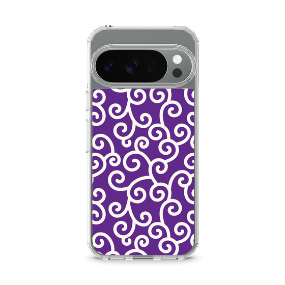 スリムプロテクションケース［ 唐草模様 - Purple ］