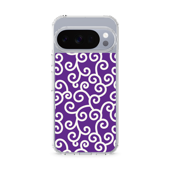 スリムプロテクションケース［ 唐草模様 - Purple ］