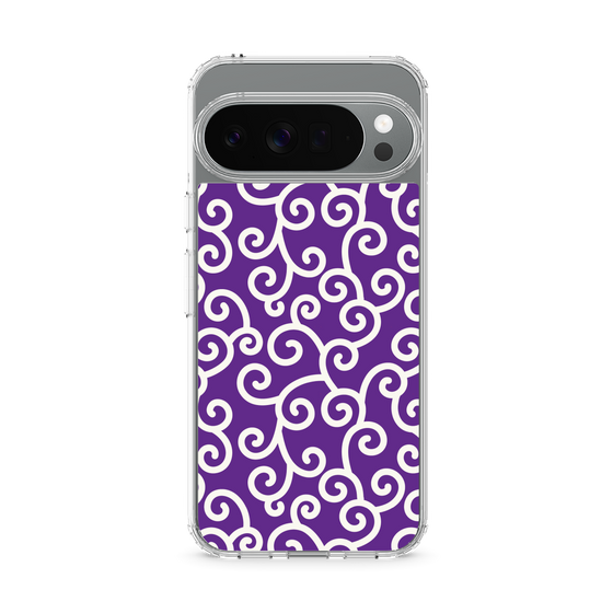 スリムプロテクションケース［ 唐草模様 - Purple ］