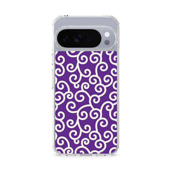 スリムプロテクションケース［ 唐草模様 - Purple ］