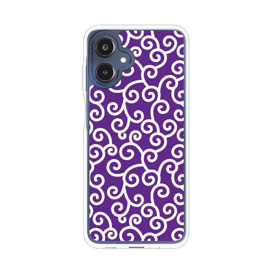 スリムプロテクションケース［ 唐草模様 - Purple ］