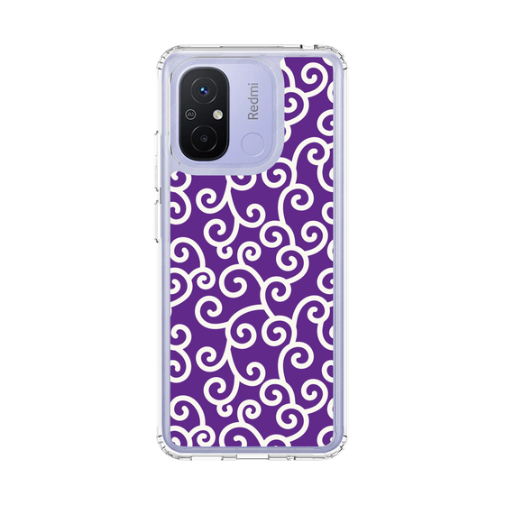 スリムプロテクションケース［ 唐草模様 - Purple ］