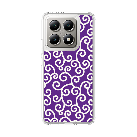スリムプロテクションケース［ 唐草模様 - Purple ］
