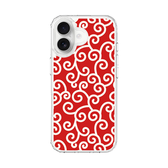 スリムプロテクションケース［ 唐草模様 - Red ］