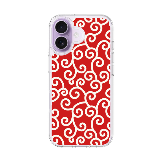 スリムプロテクションケース［ 唐草模様 - Red ］