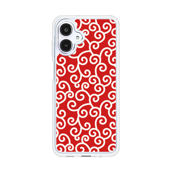 スリムプロテクションケース［ 唐草模様 - Red ］