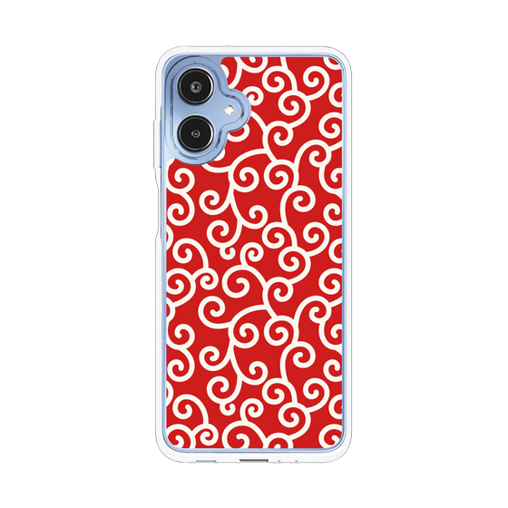 スリムプロテクションケース［ 唐草模様 - Red ］
