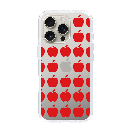 スリムプロテクションケース［ Apple - Red ］