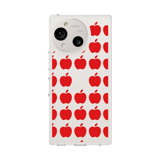 スリムプロテクションケース［ Apple - Red ］