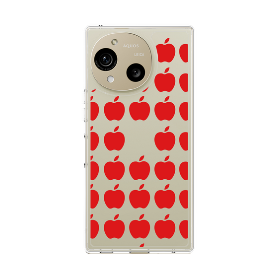スリムプロテクションケース［ Apple - Red ］