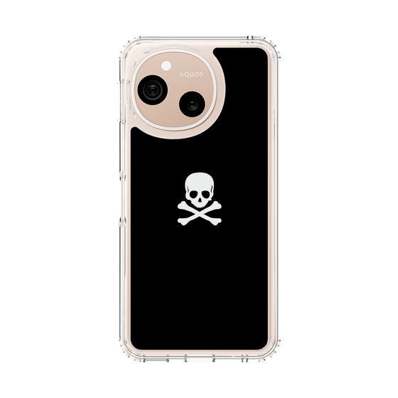 スリムプロテクションケース［ スカル - Black ］