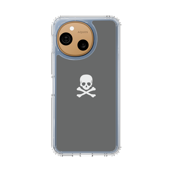 スリムプロテクションケース［ スカル - Gray ］