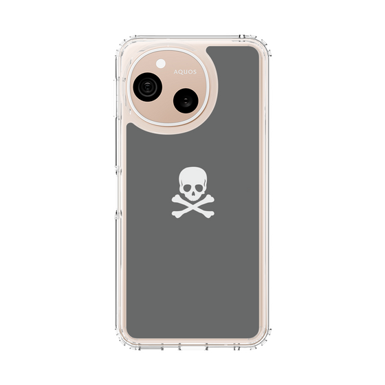 スリムプロテクションケース［ スカル - Gray ］