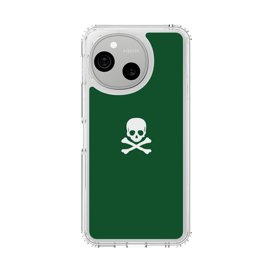 スリムプロテクションケース［ スカル - Green ］