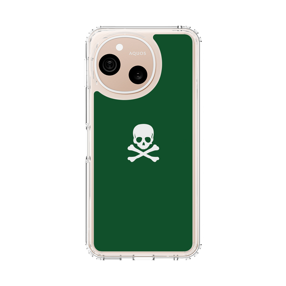 スリムプロテクションケース［ スカル - Green ］