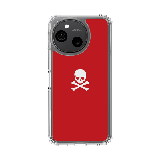 スリムプロテクションケース［ スカル - Red ］