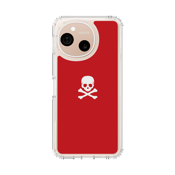 スリムプロテクションケース［ スカル - Red ］