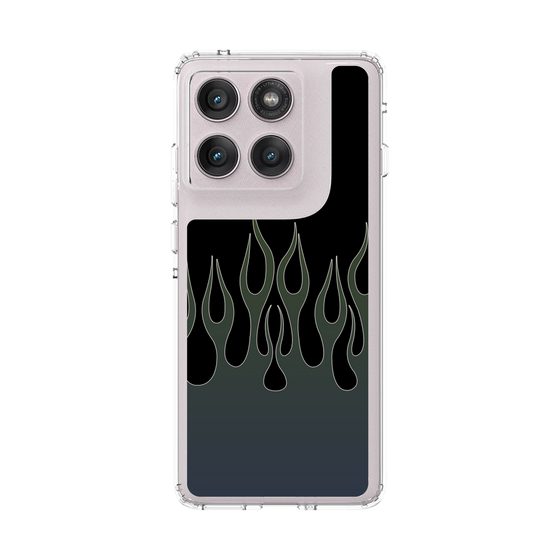 スリムプロテクションケース［ 炎 - Blue ］