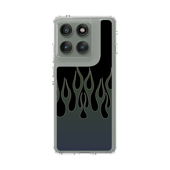 スリムプロテクションケース［ 炎 - Blue ］