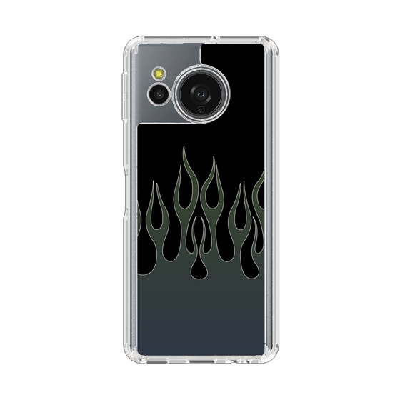 スリムプロテクションケース［ 炎 - Blue ］