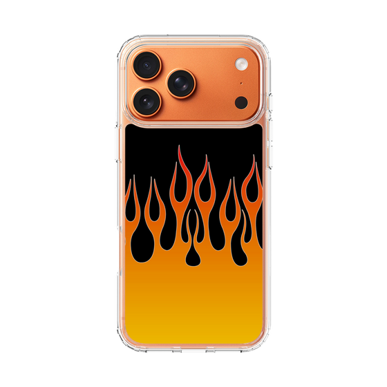 スリムプロテクションケース［ 炎 - Orange ］