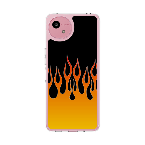 スリムプロテクションケース［ 炎 - Orange ］