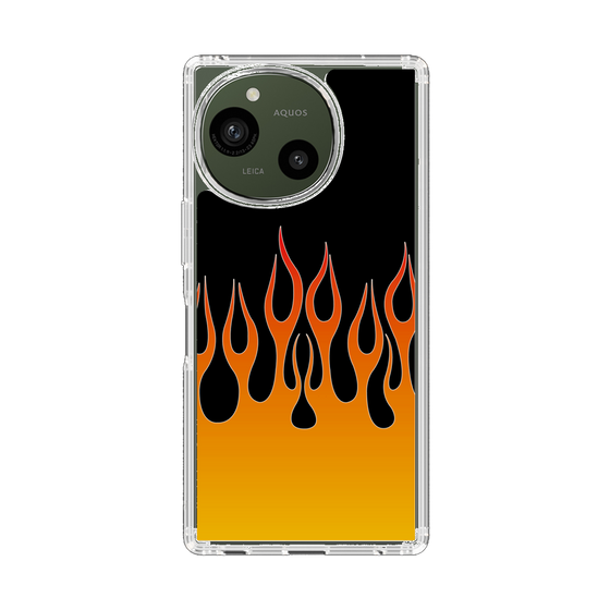 スリムプロテクションケース［ 炎 - Orange ］