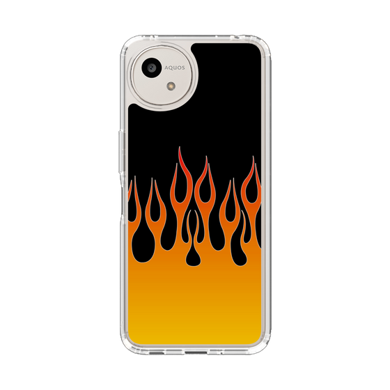 スリムプロテクションケース［ 炎 - Orange ］