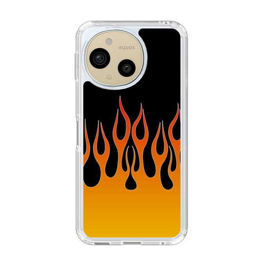 スリムプロテクションケース［ 炎 - Orange ］