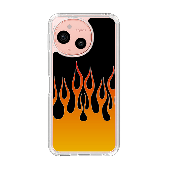スリムプロテクションケース［ 炎 - Orange ］