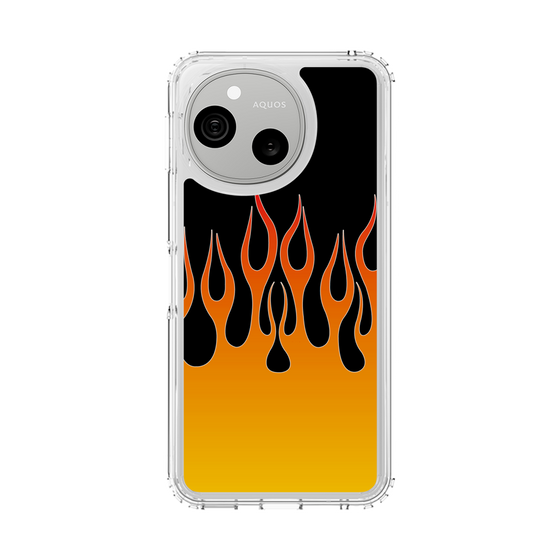 スリムプロテクションケース［ 炎 - Orange ］