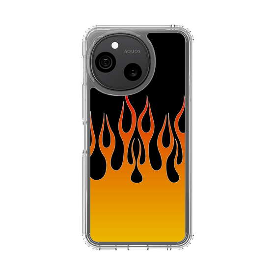 スリムプロテクションケース［ 炎 - Orange ］