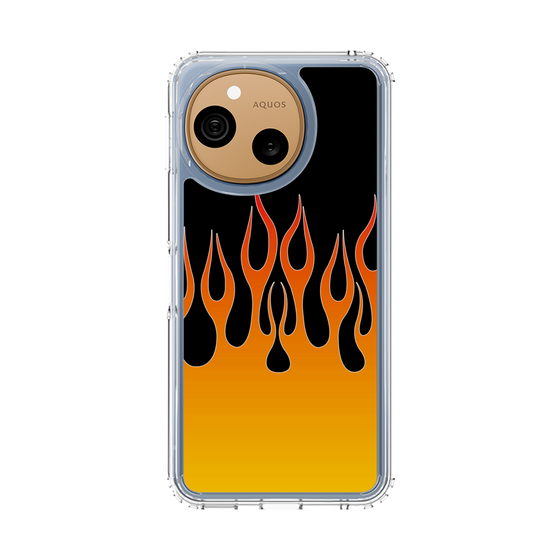 スリムプロテクションケース［ 炎 - Orange ］