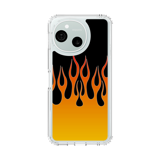 スリムプロテクションケース［ 炎 - Orange ］