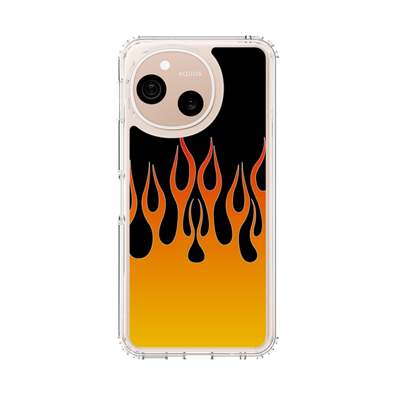 スリムプロテクションケース［ 炎 - Orange ］