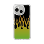 スリムプロテクションケース［ 炎 - Green ］