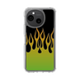 スリムプロテクションケース［ 炎 - Green ］