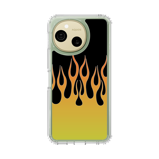 スリムプロテクションケース［ 炎 - Yellow ］