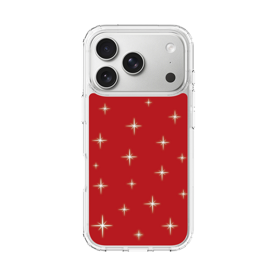スリムプロテクションケース［ Glitter - Red ］