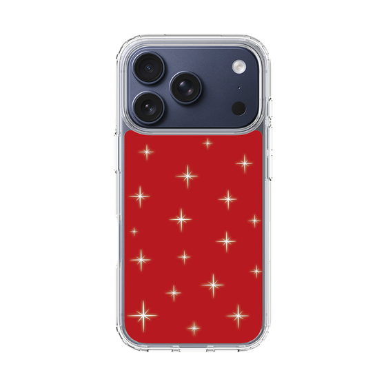 スリムプロテクションケース［ Glitter - Red ］