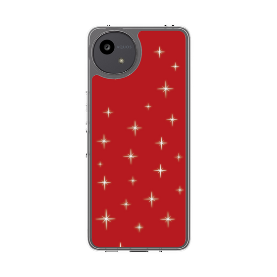 スリムプロテクションケース［ Glitter - Red ］
