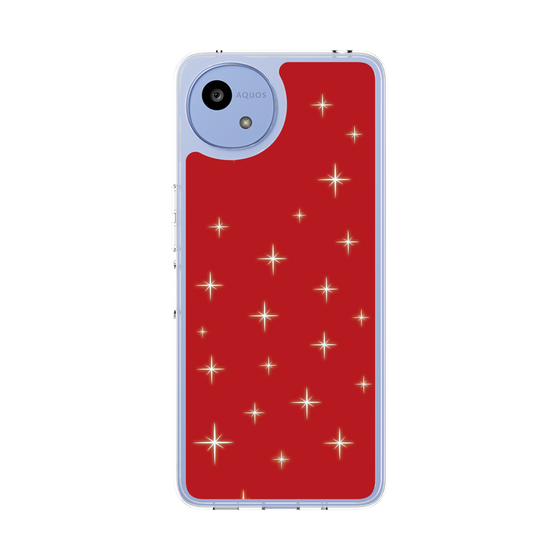 スリムプロテクションケース［ Glitter - Red ］