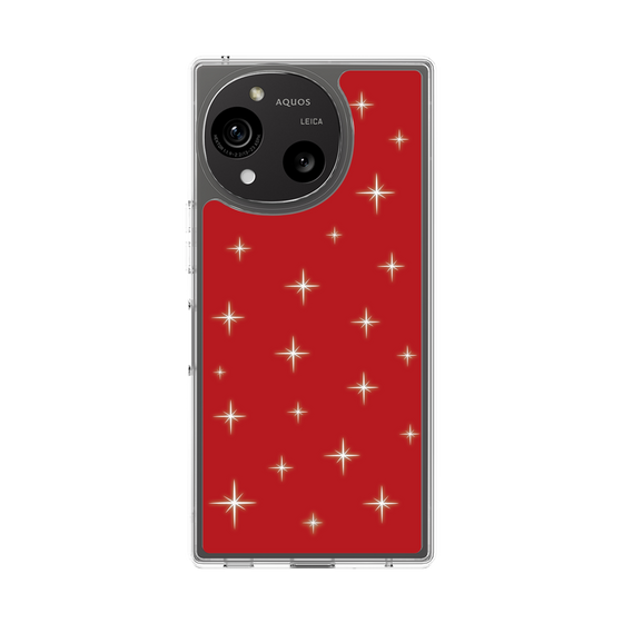 スリムプロテクションケース［ Glitter - Red ］