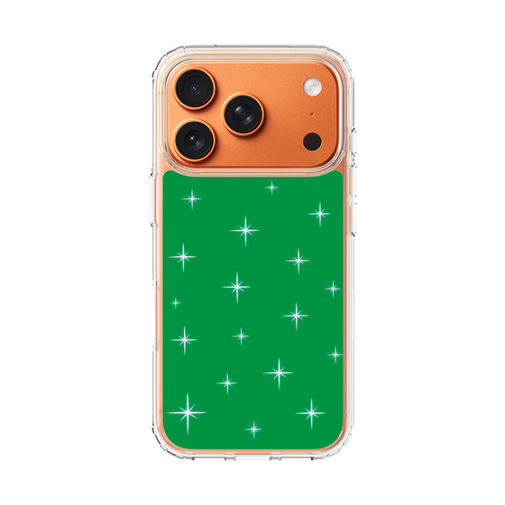 スリムプロテクションケース［ Glitter - Green ］