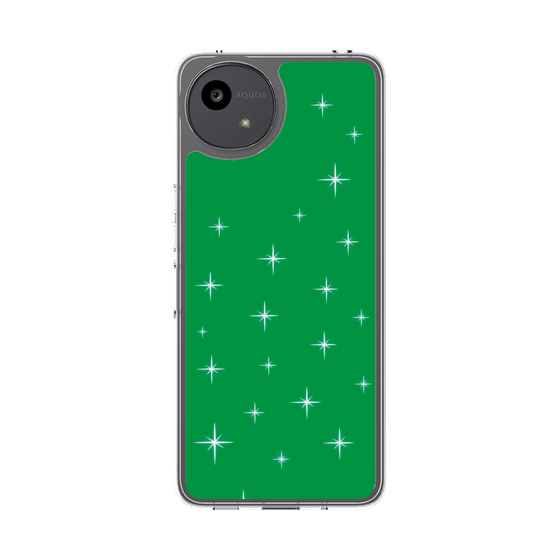 スリムプロテクションケース［ Glitter - Green ］