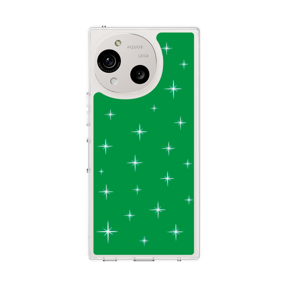 スリムプロテクションケース［ Glitter - Green ］