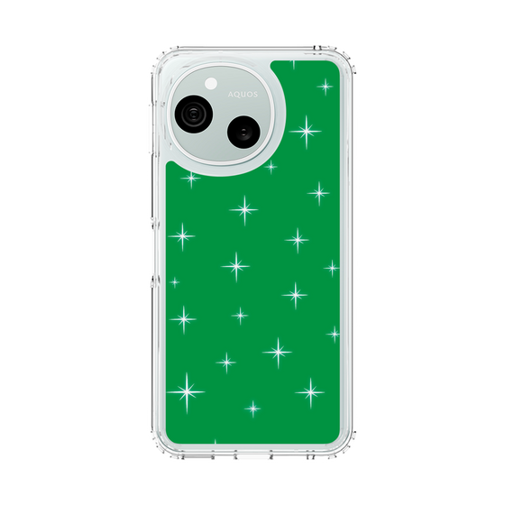 スリムプロテクションケース［ Glitter - Green ］